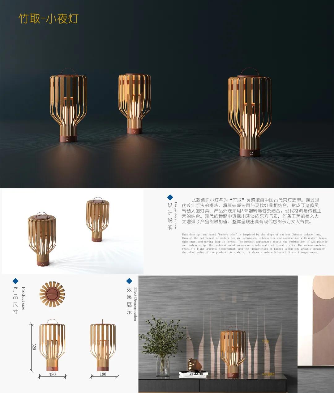 第二屆安吉‘兩山杯’國際竹產品創意設計大獎賽室內裝飾類作品初評結果揭曉